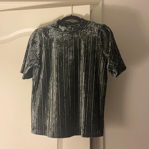 LOFT Green Velvet Top